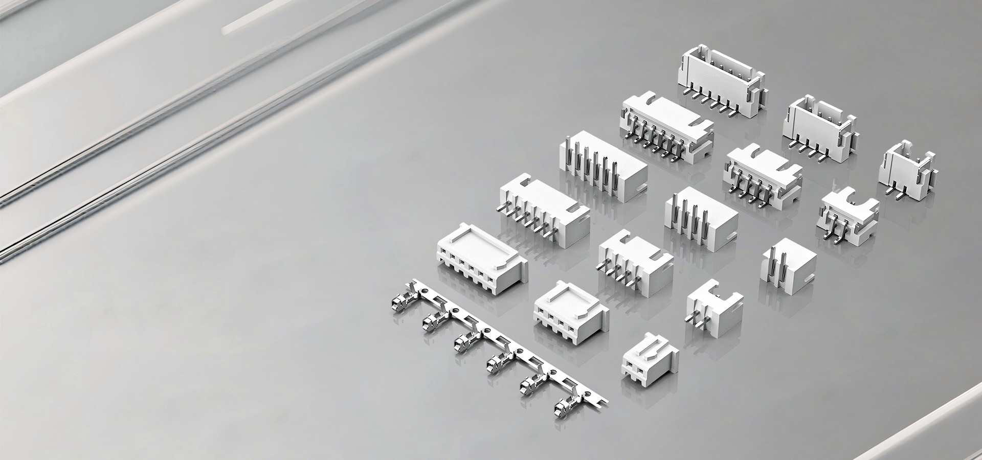 线到板是一种压接类型可拆换的稳定可靠的小型连接器，公头与母头配合，有一个锁定功能，此外，可选择第二个固定器可保证触点完全连接在一起，锁定到外壳防止意外释放，插座与外壳有一个锁扣防止插针与插座连接。